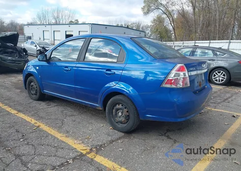 2007 Chevrolet Aveo Ls from USA, damaged, VIN KL1TD56607B115908